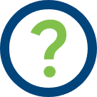 Icon of a question mark in a circle